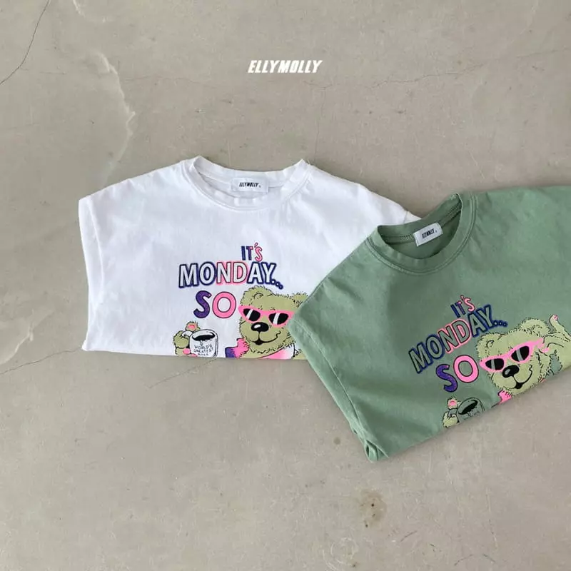 Ellymolly - Korean Children Fashion - #childofig - Manicure Bear Tee - 6
