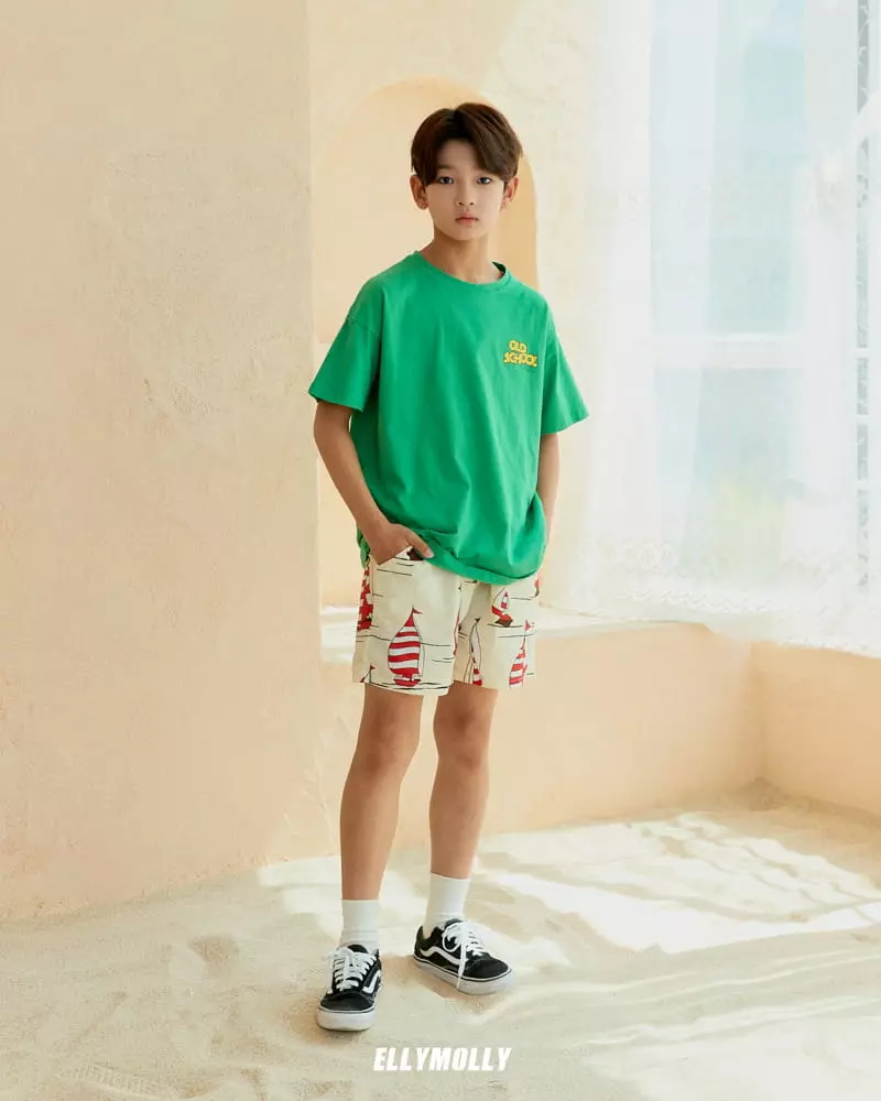 Ellymolly - Korean Children Fashion - #childofig - Sailing Ship Shorts - 12