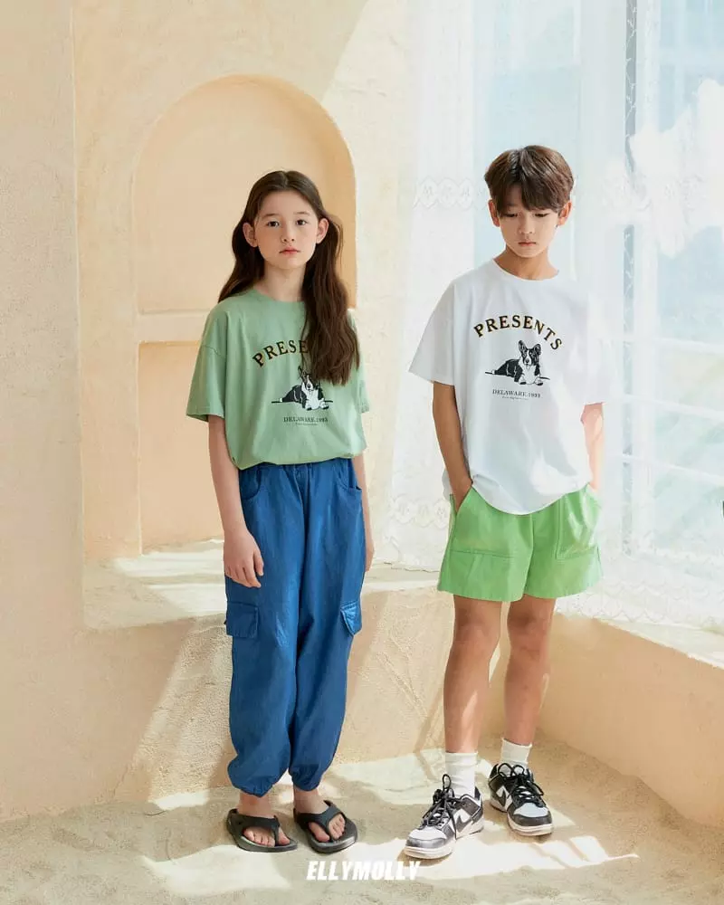 Ellymolly - Korean Children Fashion - #childofig - Present Dog Tee - 12