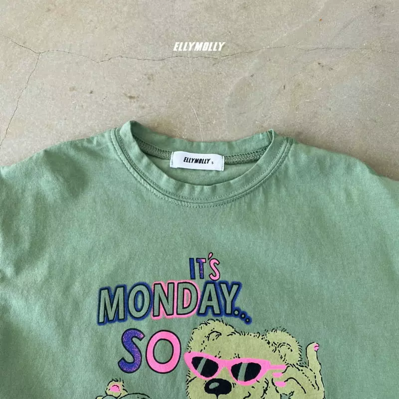Ellymolly - Korean Children Fashion - #childrensboutique - Manicure Bear Tee - 7