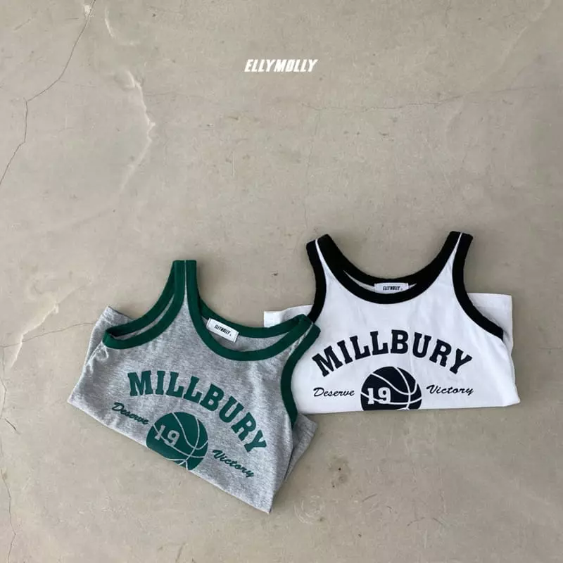 Ellymolly - Korean Children Fashion - #designkidswear - Basket Ball Sleeveless - 6