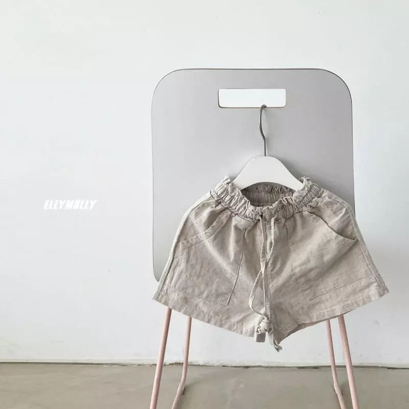 Ellymolly - Korean Children Fashion - #designkidswear - Balloon Pocket Shorts