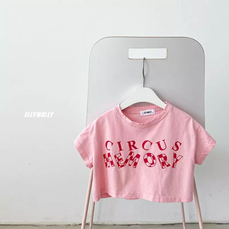 Ellymolly - Korean Children Fashion - #designkidswear - Memory Crop Tee - 3