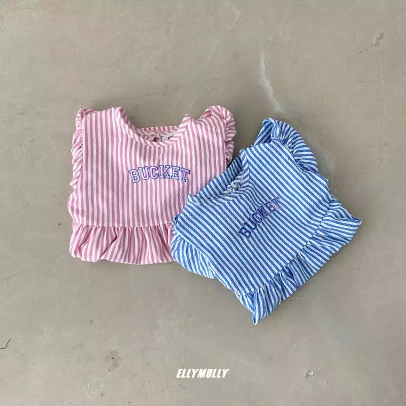 Ellymolly - Korean Children Fashion - #designkidswear - Bebe Shirring One-piece - 5