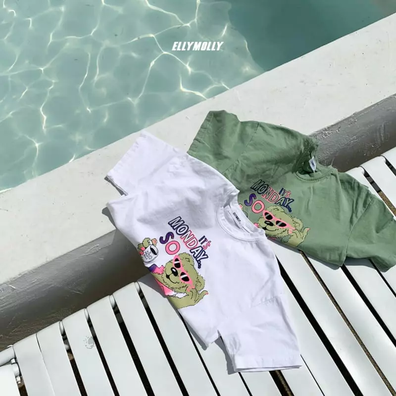 Ellymolly - Korean Children Fashion - #discoveringself - Manicure Bear Tee - 9
