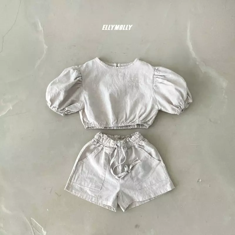 Ellymolly - Korean Children Fashion - #discoveringself - Crop Balloon Blouse - 5