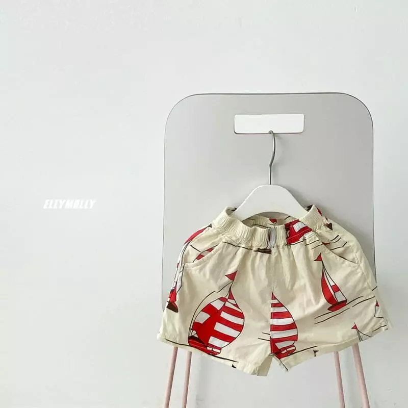 Ellymolly - Korean Children Fashion - #discoveringself - Sailing Ship Shorts