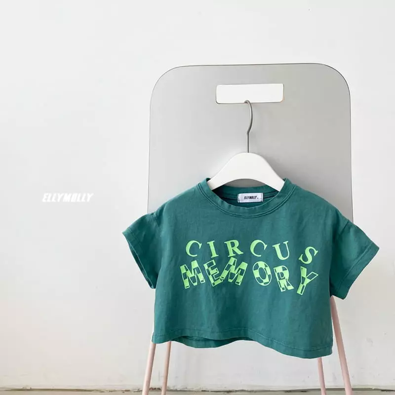 Ellymolly - Korean Children Fashion - #designkidswear - Memory Crop Tee - 4