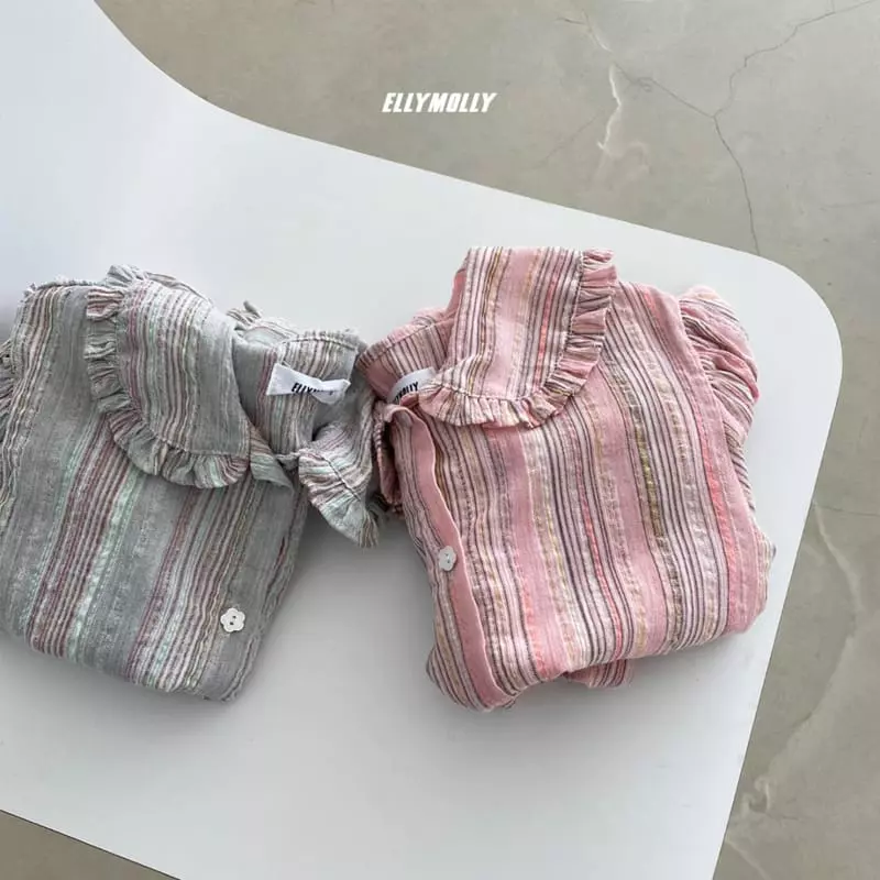 Ellymolly - Korean Children Fashion - #fashionkids - Miu Crop Blouse - 5