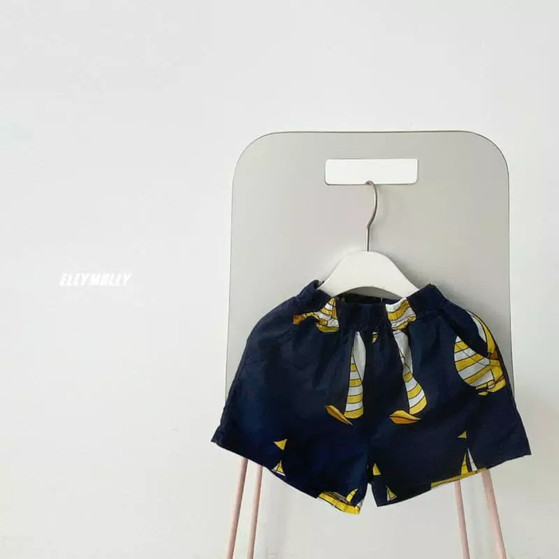 Ellymolly - Korean Children Fashion - #fashionkids - Sailing Ship Shorts - 2