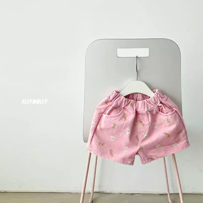 Ellymolly - Korean Children Fashion - #fashionkids - Love Bear Shorts
