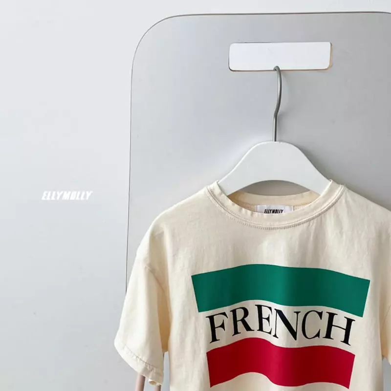 Ellymolly - Korean Children Fashion - #kidsstore - French Tee - 3