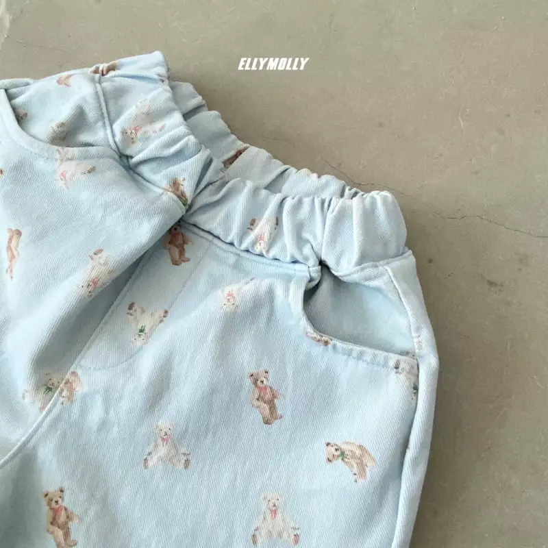 Ellymolly - Korean Children Fashion - #littlefashionista - Love Bear Shorts - 6