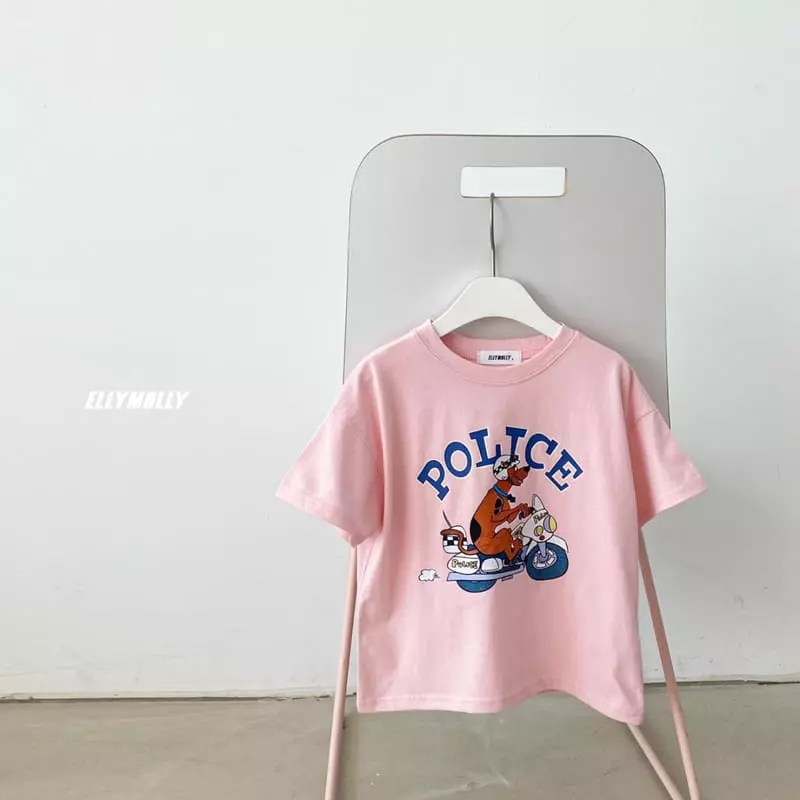 Ellymolly - Korean Children Fashion - #Kfashion4kids - Police Tee - 4