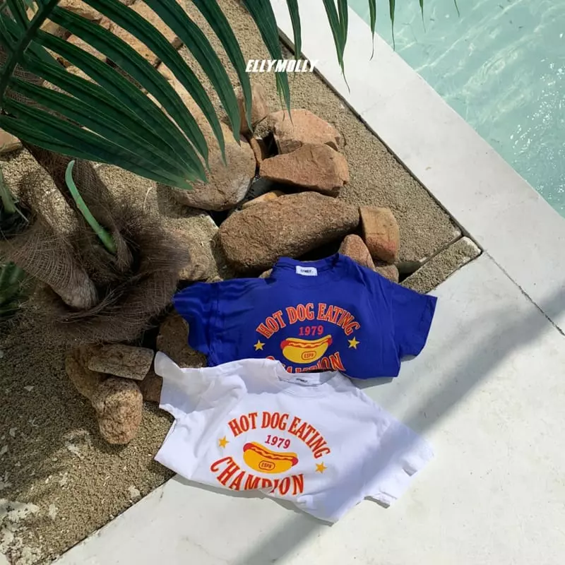 Ellymolly - Korean Children Fashion - #magicofchildhood - Hot Dog Tee - 8
