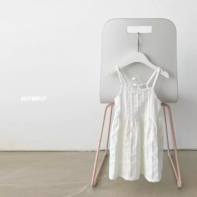 Ellymolly - Korean Children Fashion - #minifashionista - String Shirring One-piece