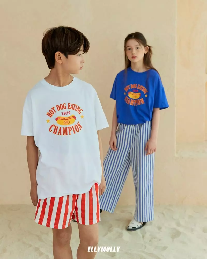 Ellymolly - Korean Children Fashion - #prettylittlegirls - Hot Dog Tee - 10