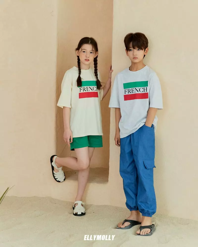 Ellymolly - Korean Children Fashion - #stylishchildhood - French Tee - 12