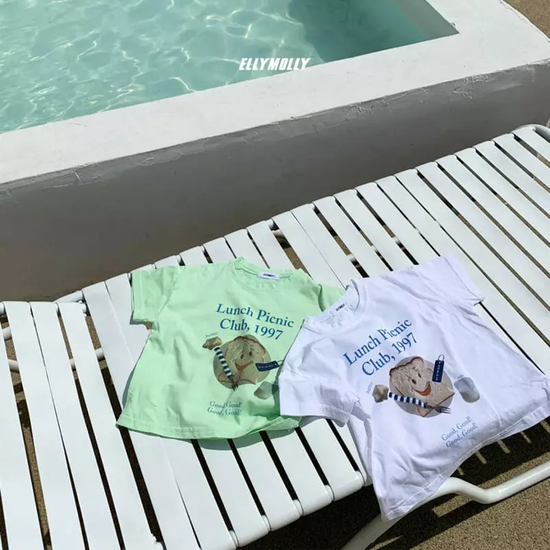 Ellymolly - Korean Children Fashion - #toddlerclothing - Toast Tee - 8