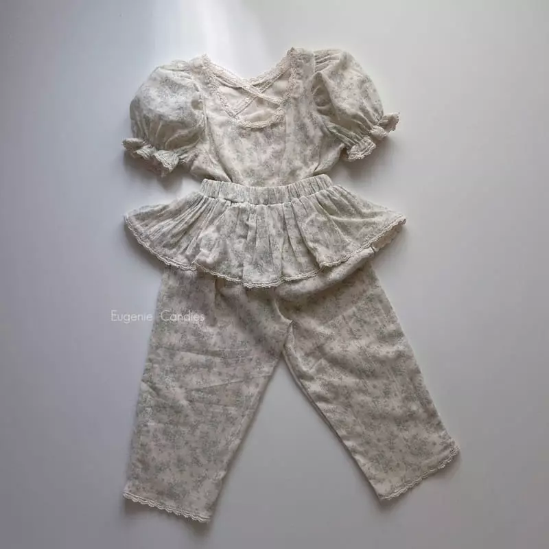 Eugenie Candies - Korean Children Fashion - #childofig - New Josephine Top Bottom Set