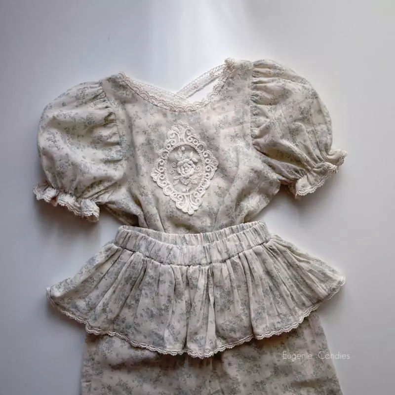 Eugenie Candies - Korean Children Fashion - #designkidswear - New Josephine Top Bottom Set - 3