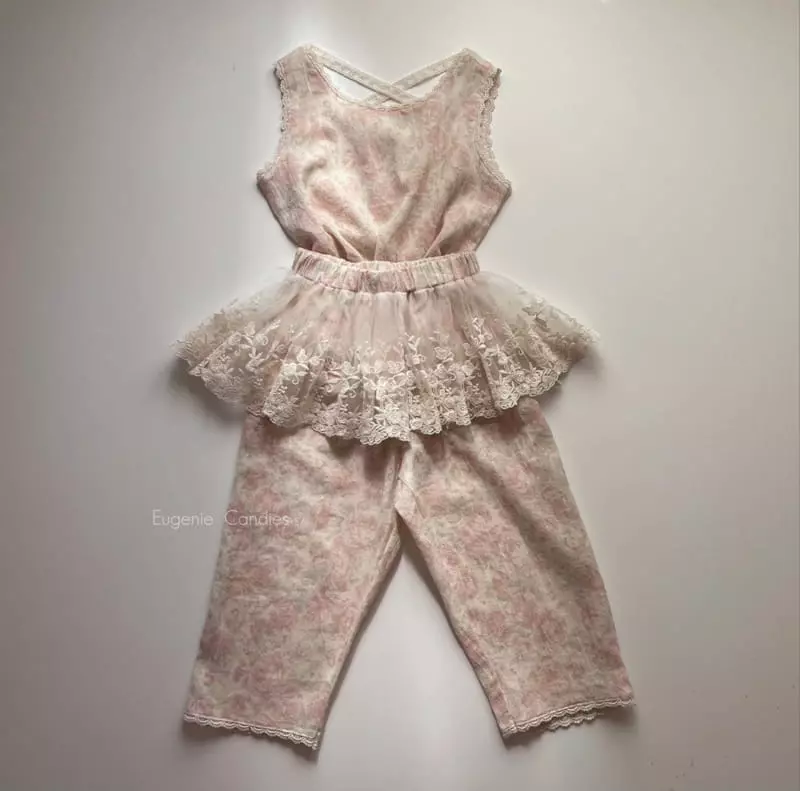 Eugenie Candies - Korean Children Fashion - #kidsshorts - Hera Top Bottom Set - 10