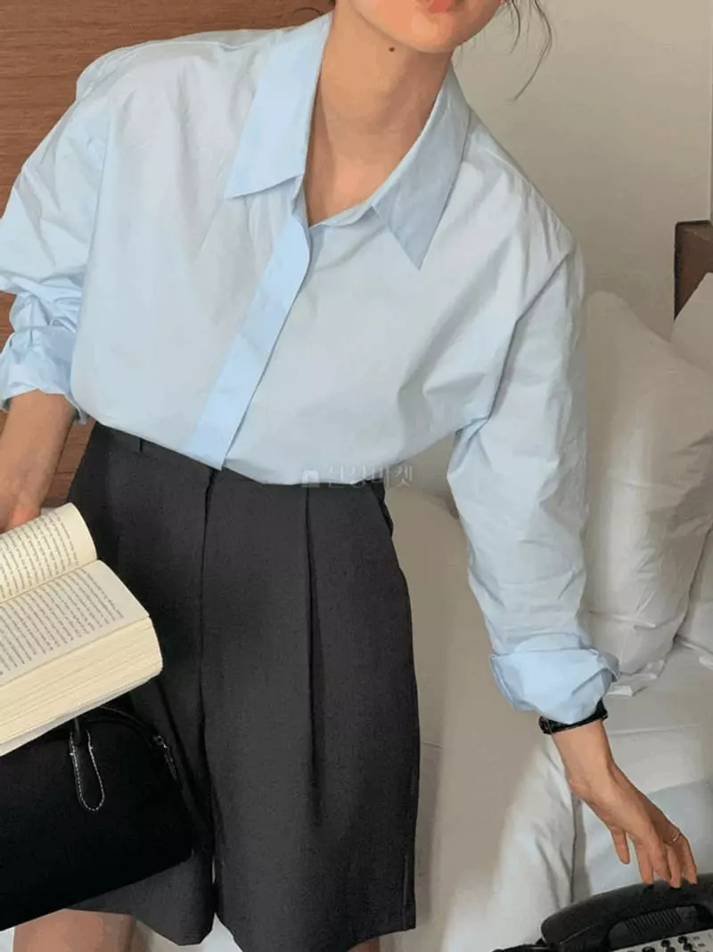 February - Korean Women Fashion - #momslook - Hidden Shirt - 5