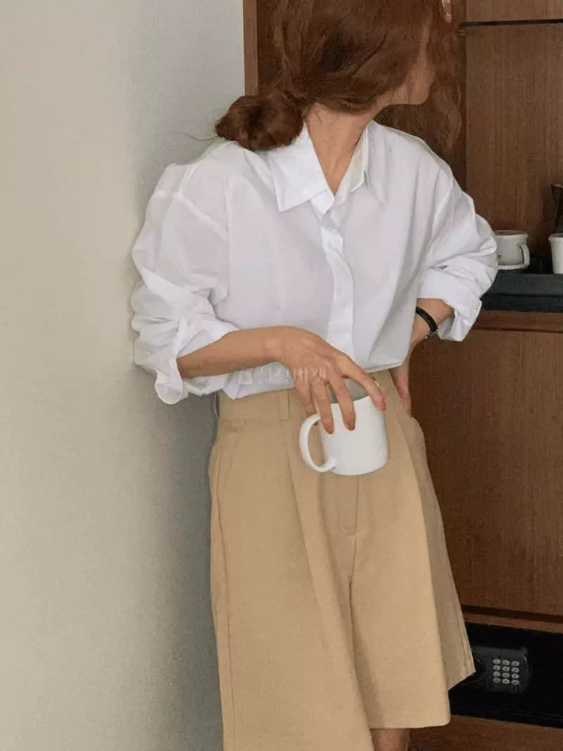 February - Korean Women Fashion - #momslook - Hidden Shirt - 7