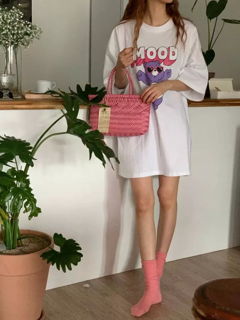 February - Korean Women Fashion - #momslook - Hear Bear Tee - 8