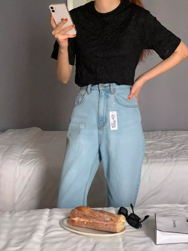 February - Korean Women Fashion - #momslook - Ply Tee - 2