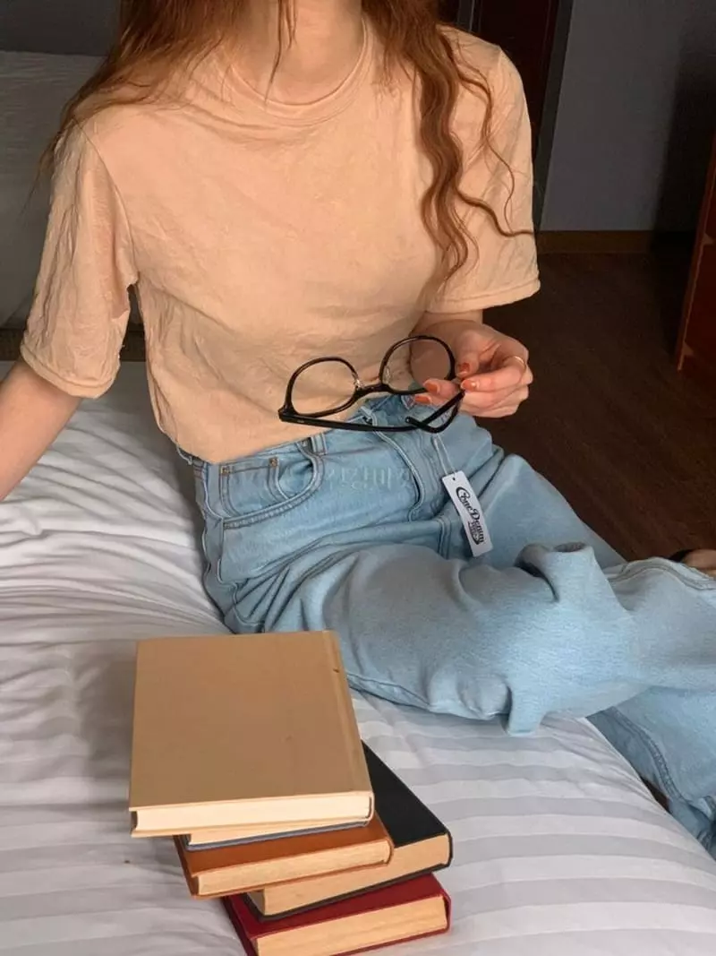 February - Korean Women Fashion - #womensfashion - Ply Tee - 4