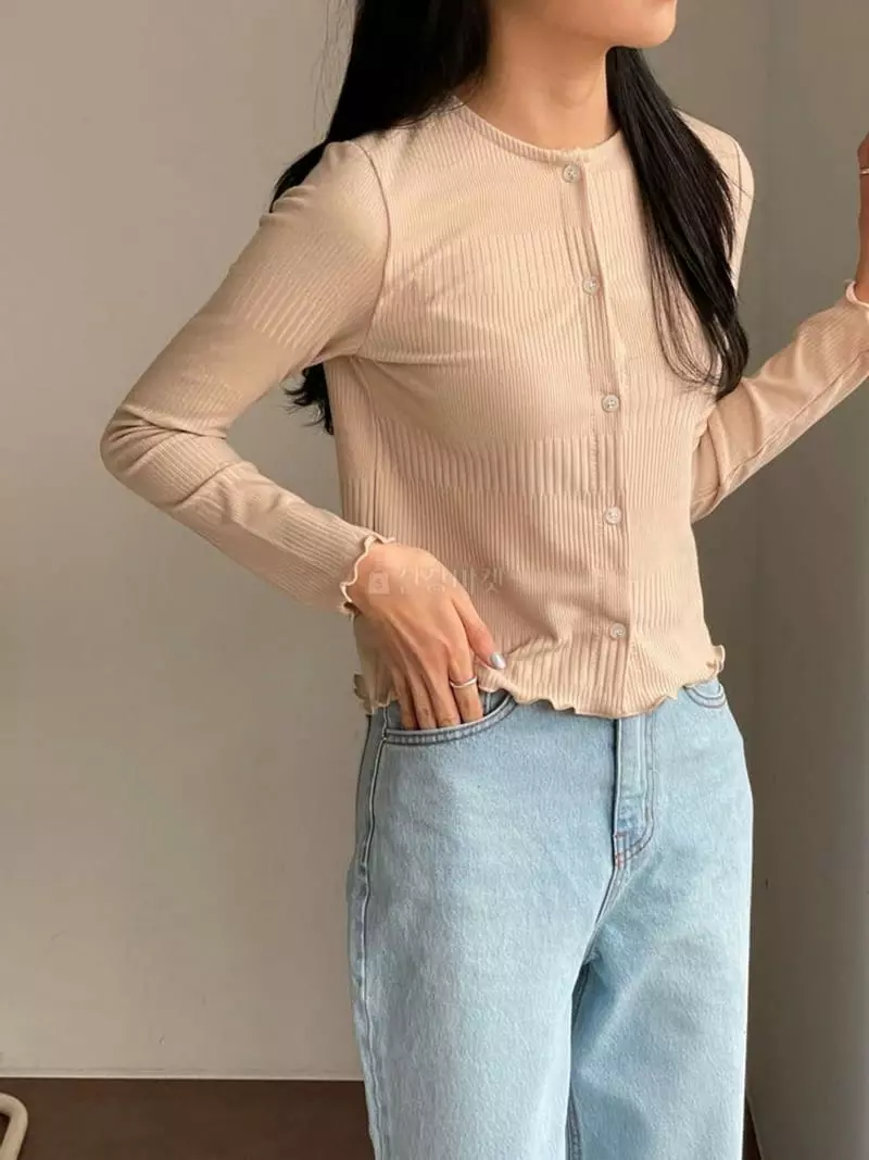 February - Korean Women Fashion - #momslook - Floor Cardigan - 2