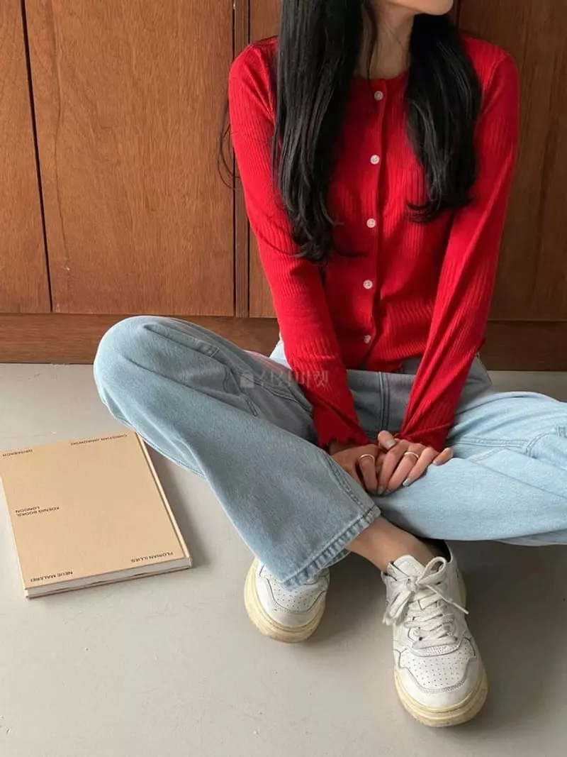 February - Korean Women Fashion - #momslook - Floor Cardigan - 3