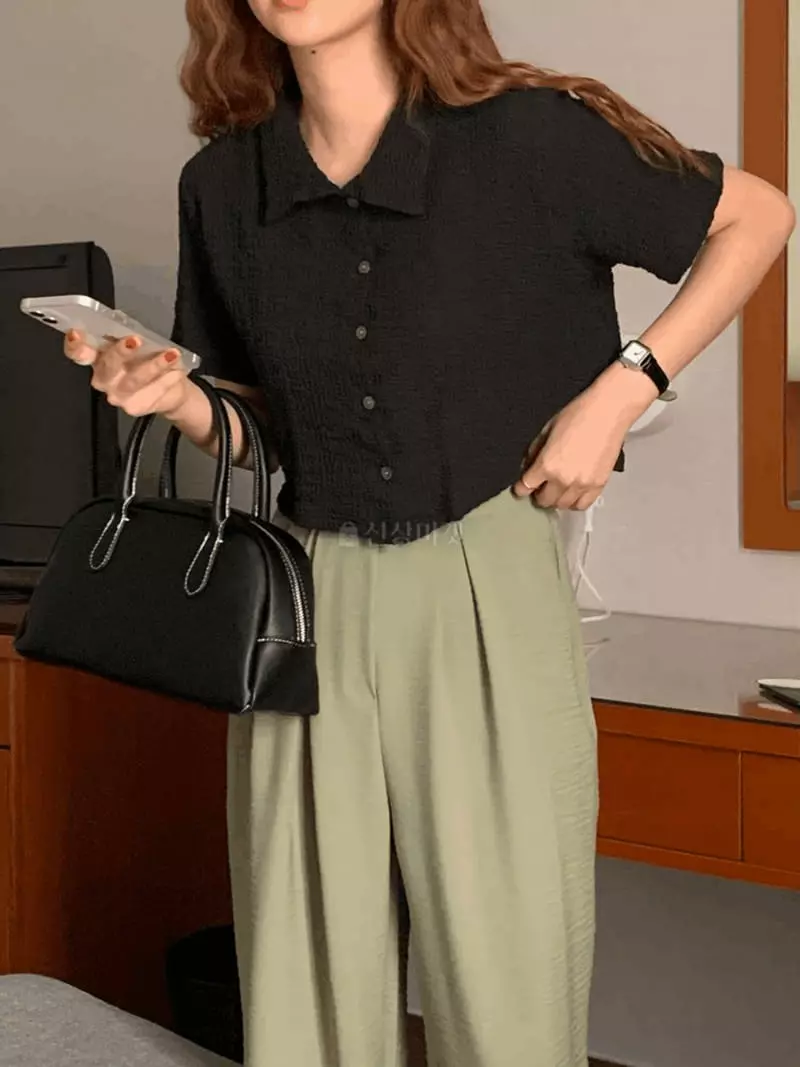 February - Korean Women Fashion - #momslook - Candy Blouse - 8