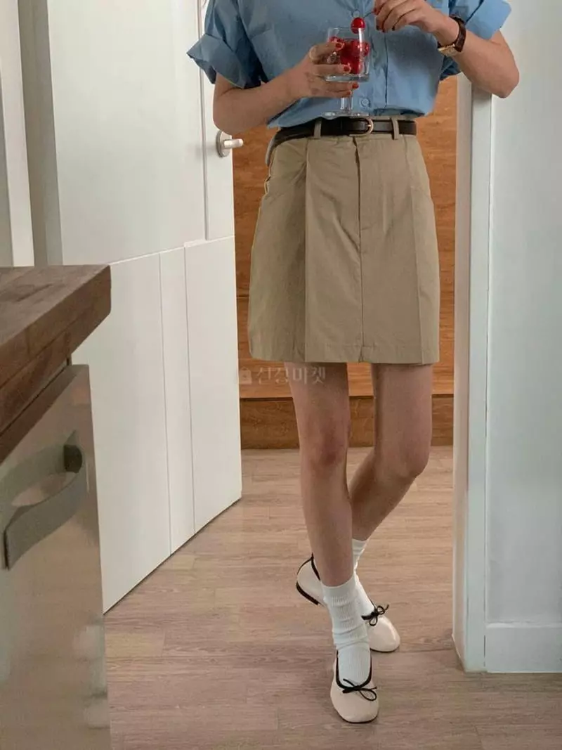 February - Korean Women Fashion - #womensfashion - Serry Pintuck Skirt - 4