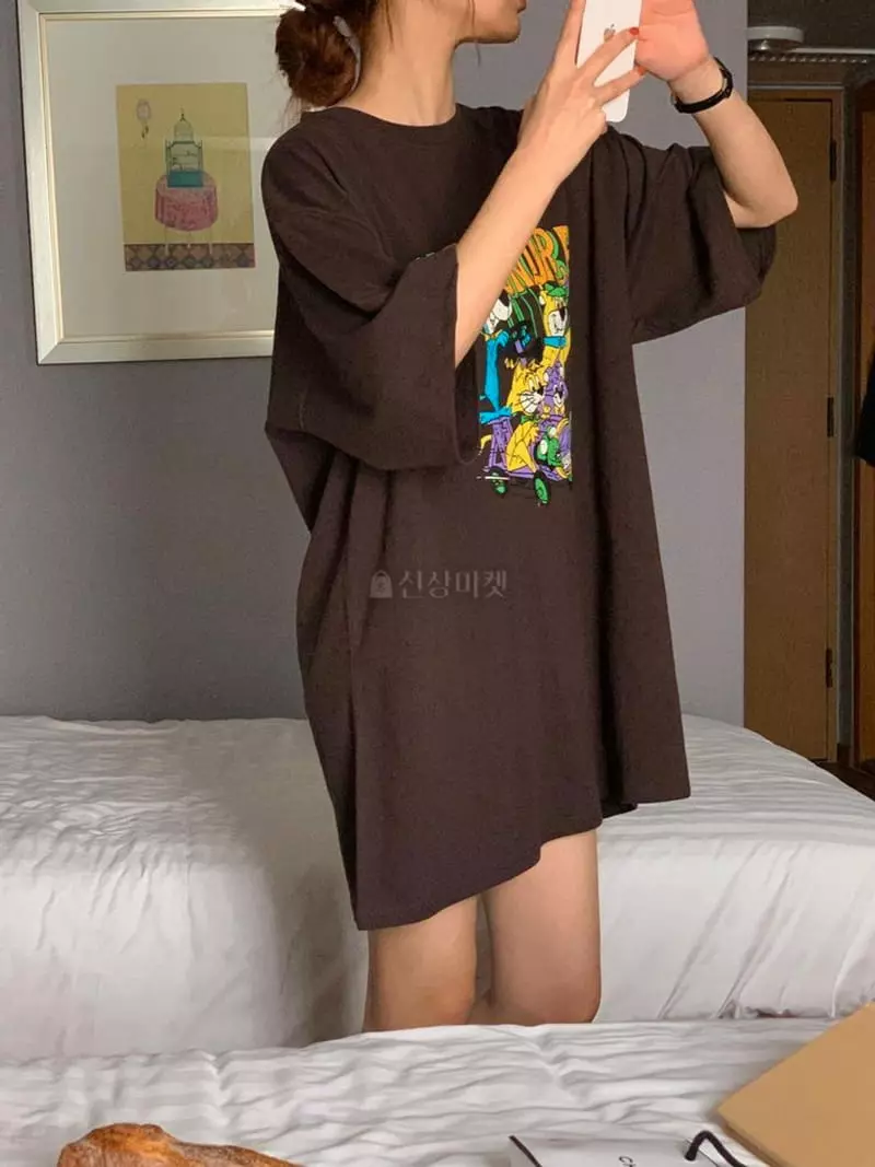 February - Korean Women Fashion - #womensfashion - Bonbon Tee - 4