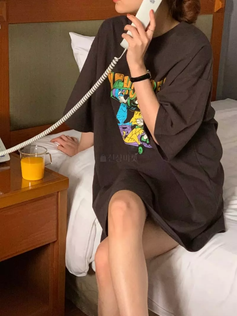 February - Korean Women Fashion - #momslook - Bonbon Tee - 6