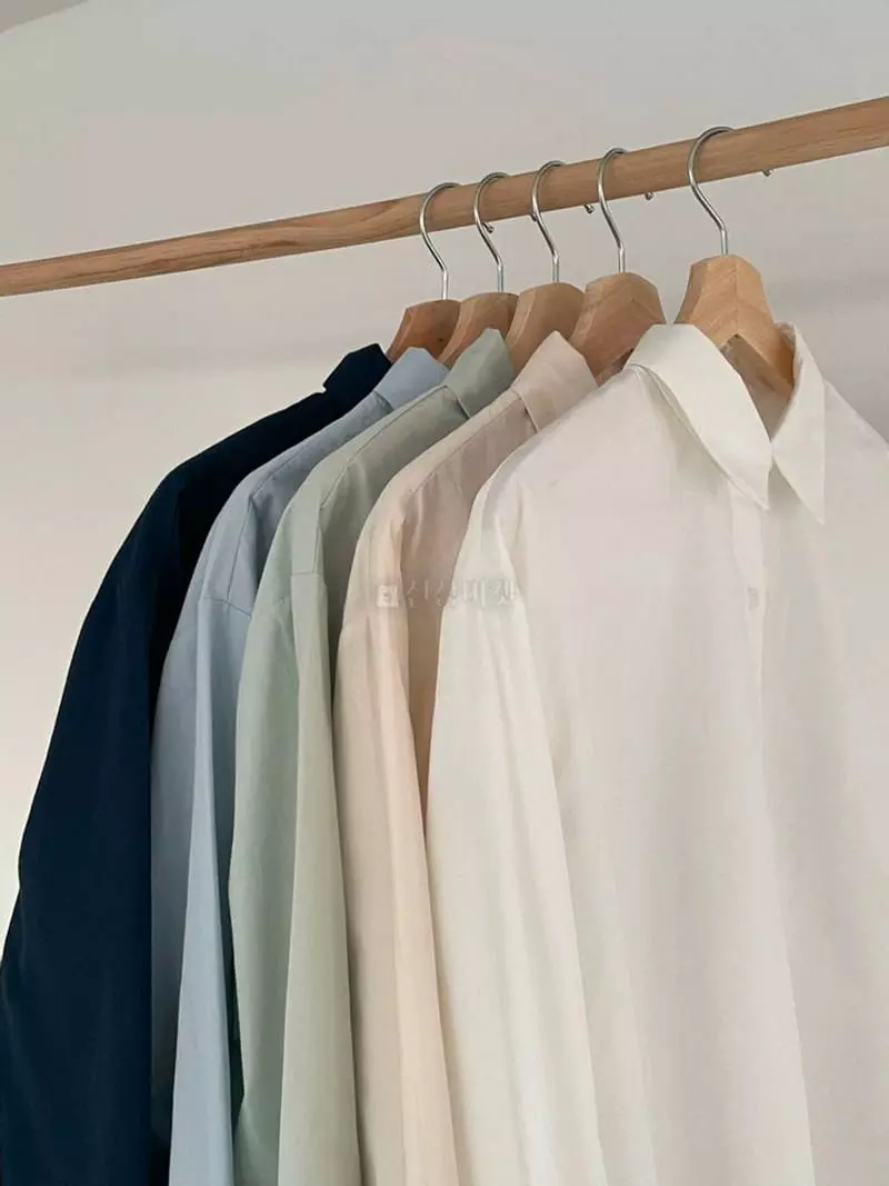 February - Korean Women Fashion - #momslook - Betty Back Button Shirt