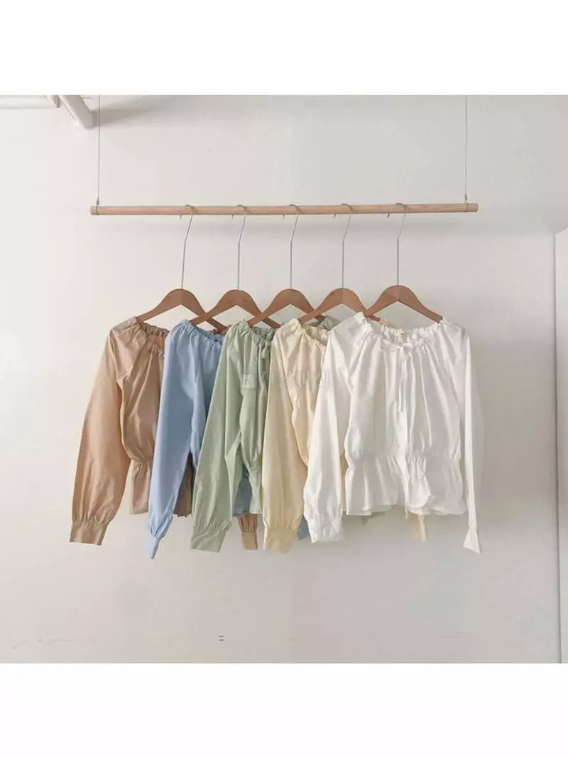 February - Korean Women Fashion - #momslook - Ribbon Blouse - 9