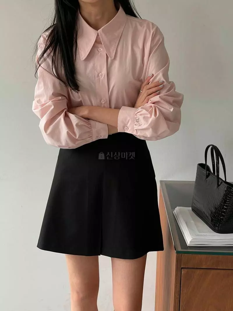 February - Korean Women Fashion - #momslook - Lene Collar Shirt - 3