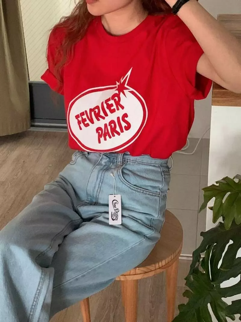 February - Korean Women Fashion - #vintagekidsstyle - Peb Tee - 4
