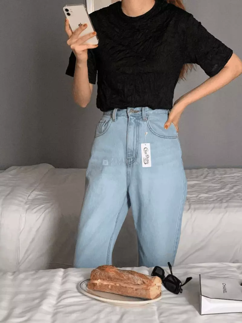 February - Korean Women Fashion - #romanticstyle - Ply Tee - 12