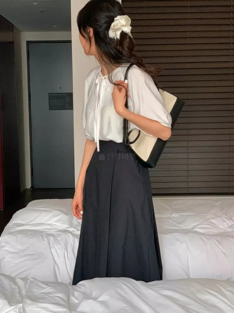 February - Korean Women Fashion - #romanticstyle - Poach Blouse - 8