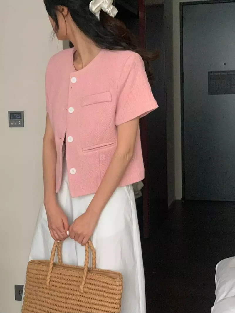 February - Korean Women Fashion - #thelittlethings - Sunny Twid Jacket - 5
