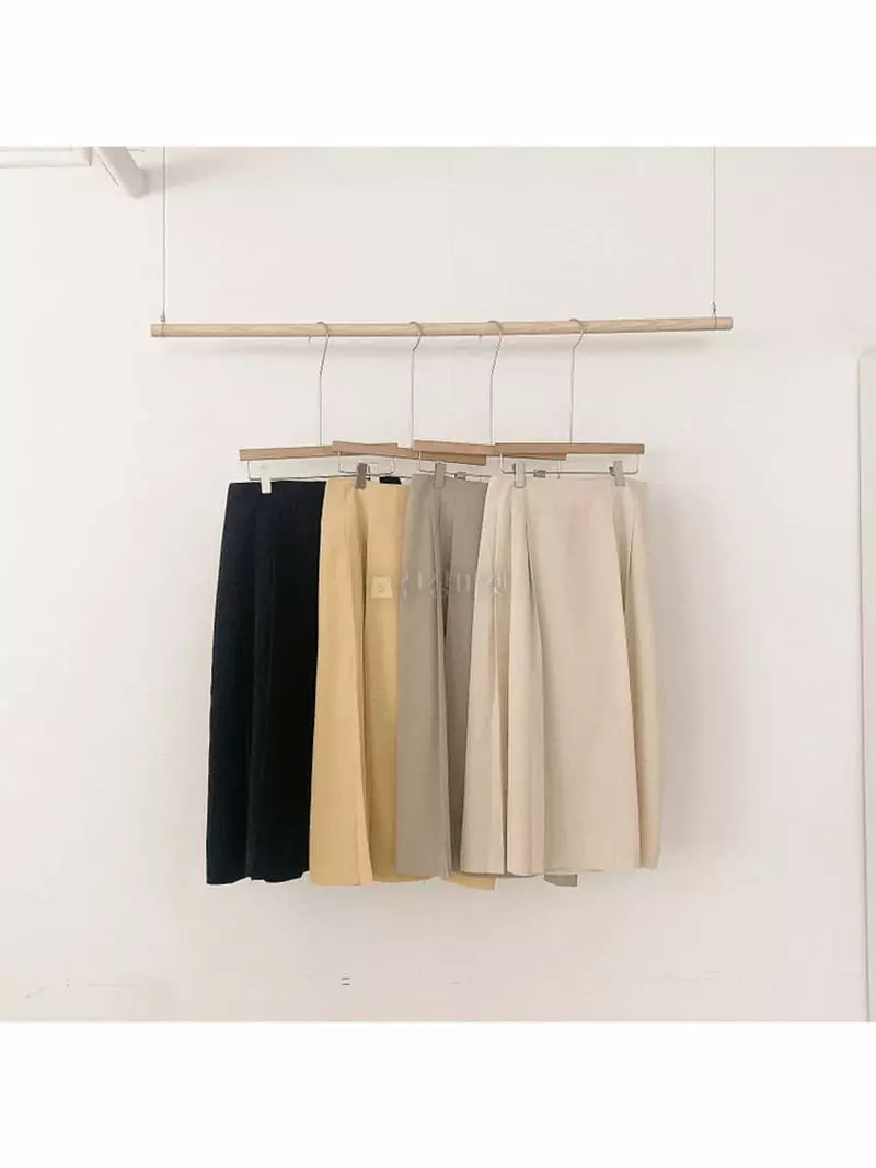 February - Korean Women Fashion - #vintageinspired - Pintuck Wrinkle Skirt - 9
