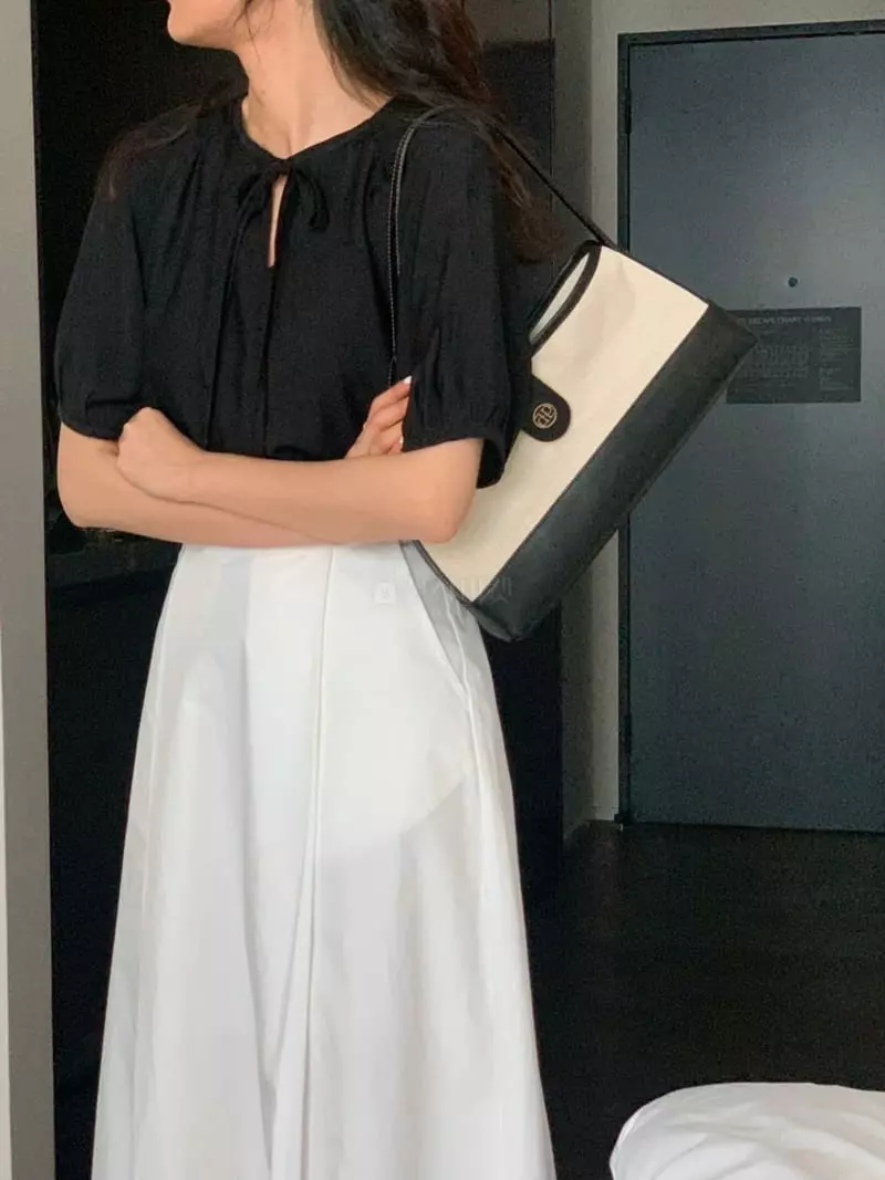 February - Korean Women Fashion - #womensfashion - Poach Blouse - 4