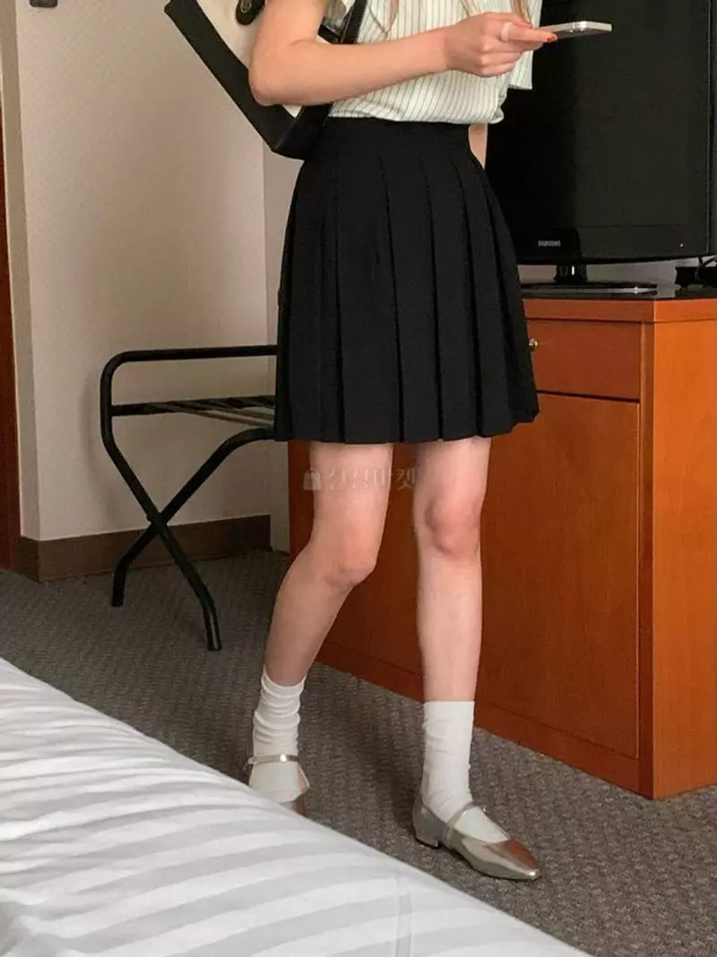 February - Korean Women Fashion - #vintageinspired - Tennis Skirt