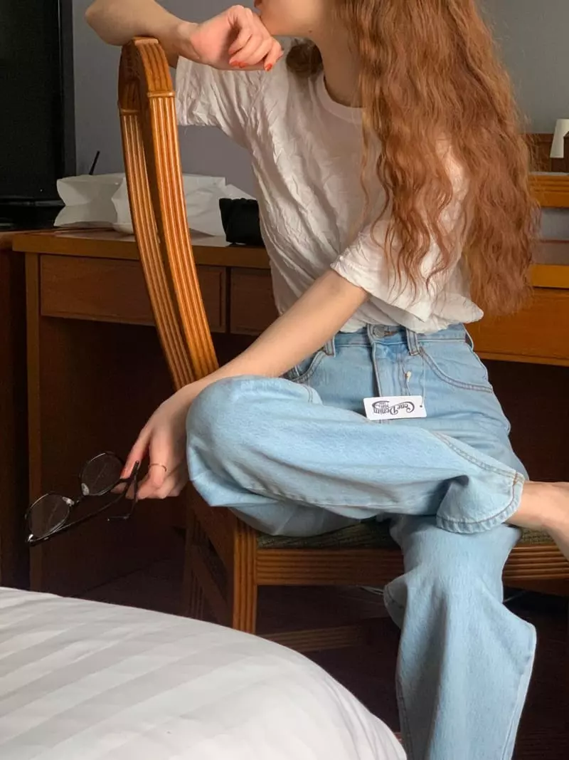February - Korean Women Fashion - #vintagekidsstyle - Ply Tee - 9
