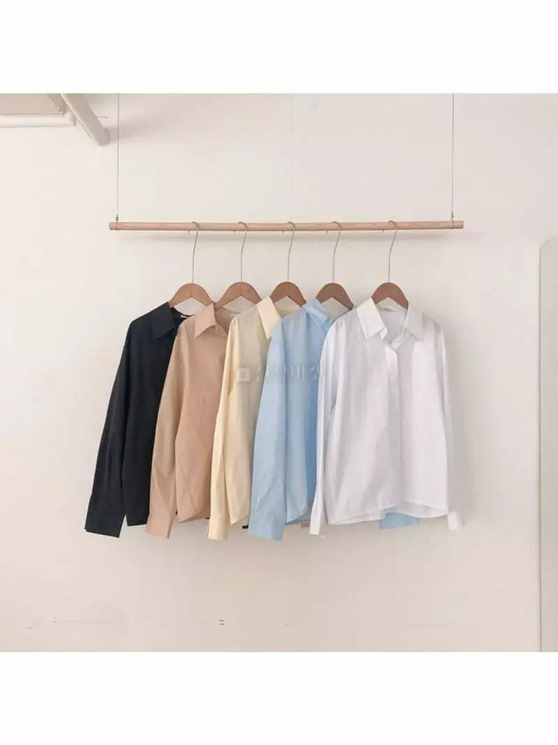 February - Korean Women Fashion - #momslook - Hidden Shirt - 4