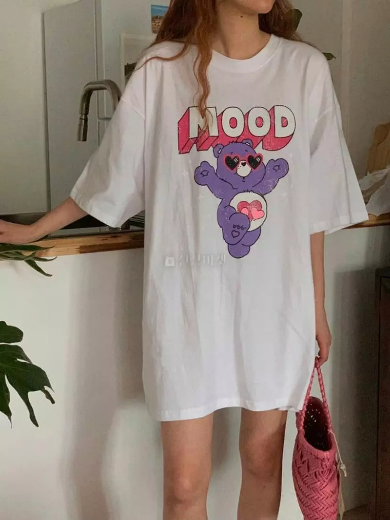 February - Korean Women Fashion - #womensfashion - Hear Bear Tee